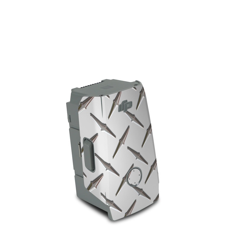 DJI Air 2S Battery Skin design of Pattern, Metal, Line, Design, Steel, Parallel, Tile, Beige, Flooring, with gray colors