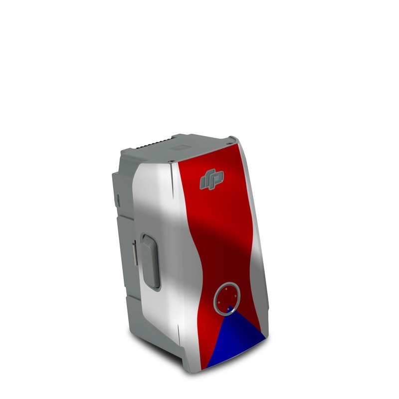 DJI Air 2S Battery Skin design of Flag, Flag of the united states, Flag Day (USA), Veterans day, Independence day, with red, blue, white colors