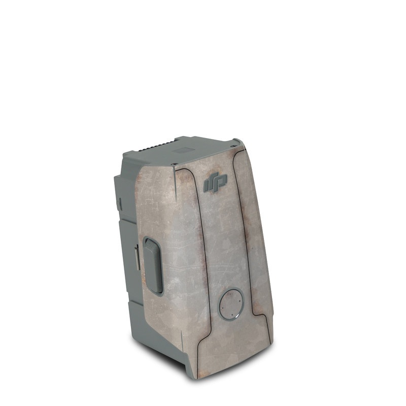 DJI Air 2S Battery Skin design of Orange, Triangle, Graphics, Graphic design, with gray, red, yellow, black, white colors