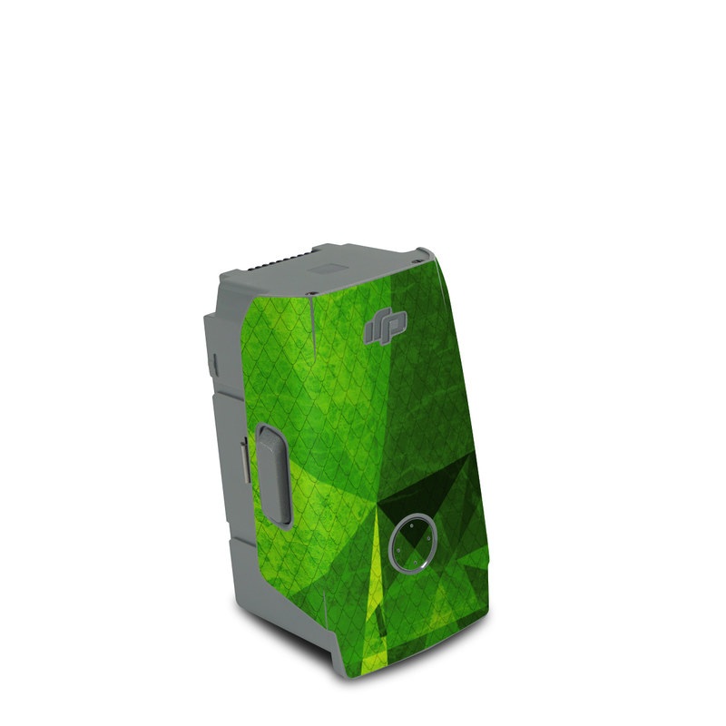 DJI Air 2S Battery Skin design of Green, Pattern, Leaf, Design, Illustration, with green colors
