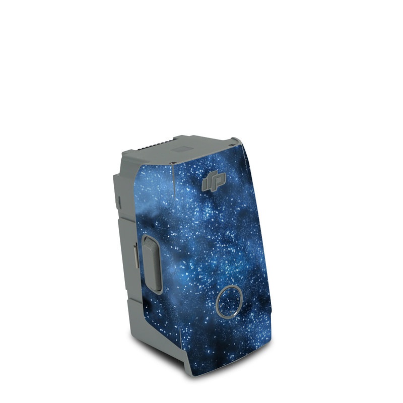 DJI Air 2S Battery Skin design of Sky, Atmosphere, Black, Blue, Outer space, Atmospheric phenomenon, Astronomical object, Darkness, Universe, Space, with black, blue colors