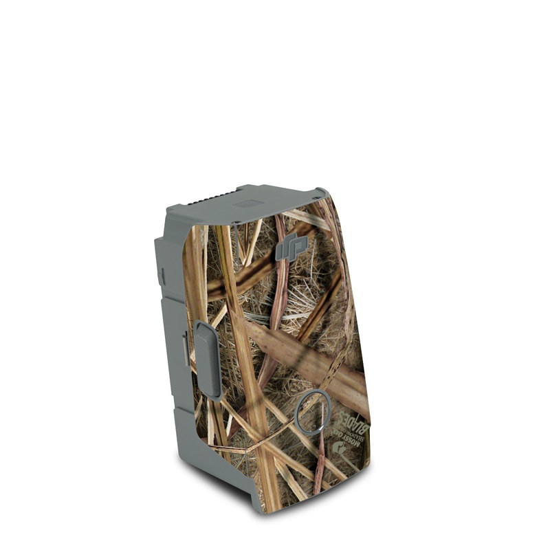 DJI Air 2S Battery Skin design of Grass, Straw, Plant, Grass family, Twig, Adaptation, Agriculture, with black, green, gray, red colors