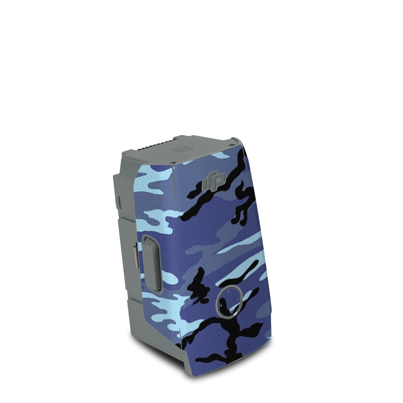 DJI Air 2S Battery Skin design of Military camouflage, Pattern, Blue, Aqua, Teal, Design, Camouflage, Textile, Uniform, with blue, black, gray, purple colors