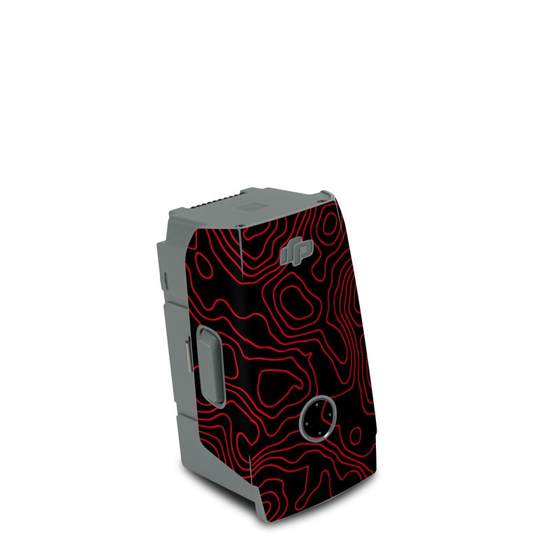 DJI Air 2S Battery Skin design of Pink, Art, Motif, Magenta, Font, Pattern, Symmetry, Rectangle, Circle, Electric blue, with black, red colors