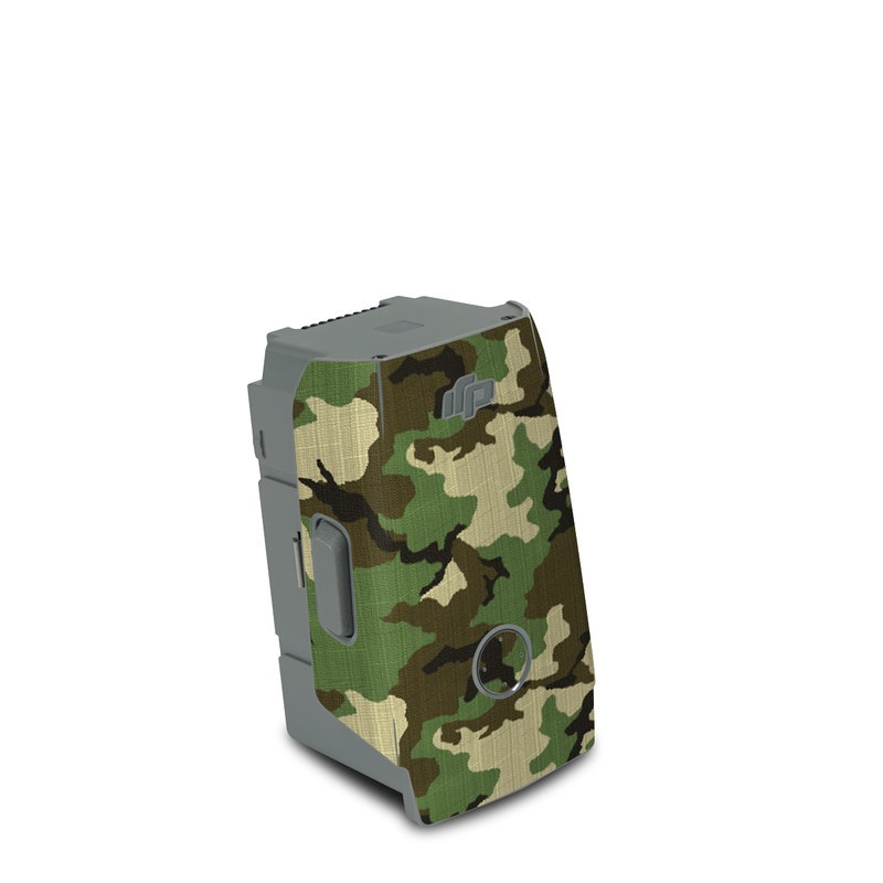 DJI Air 2S Battery Skin design of Military camouflage, Camouflage, Clothing, Pattern, Green, Uniform, Military uniform, Design, Sportswear, Plane with black, gray, green colors
