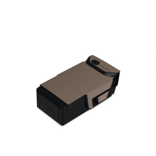 Solid State Flat Dark Earth DJI Mavic Air Battery Skin