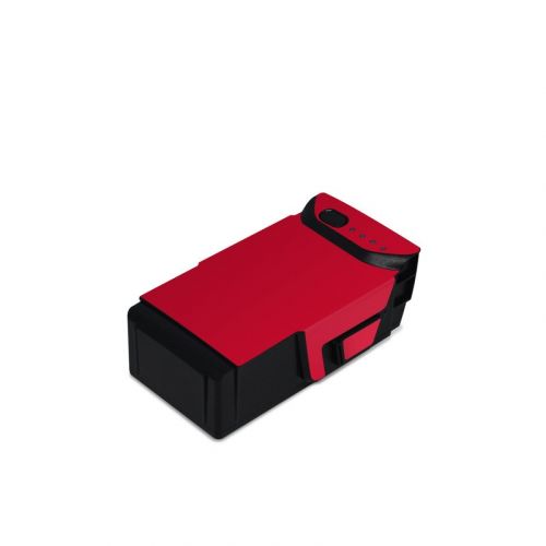 Solid State Red DJI Mavic Air Battery Skin