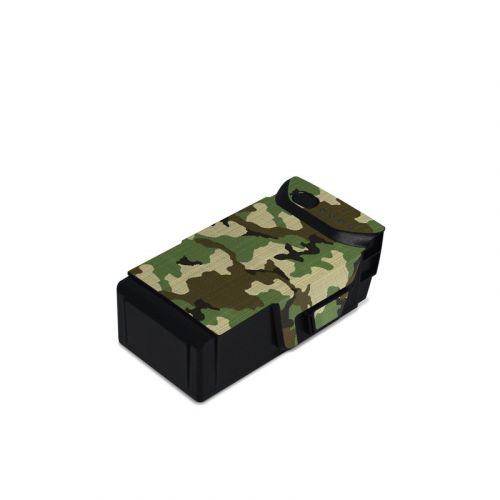 Woodland Camo DJI Mavic Air Battery Skin