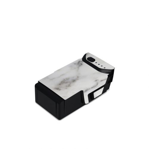 White Marble DJI Mavic Air Battery Skin