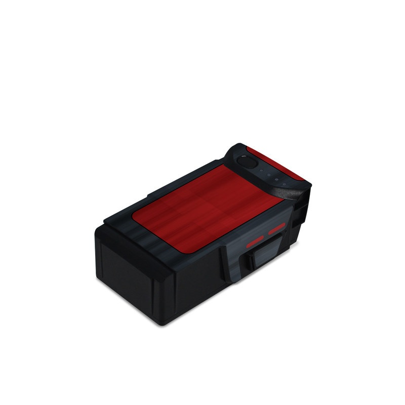 DJI Mavic Air Battery Skin design, with black, red, gray colors