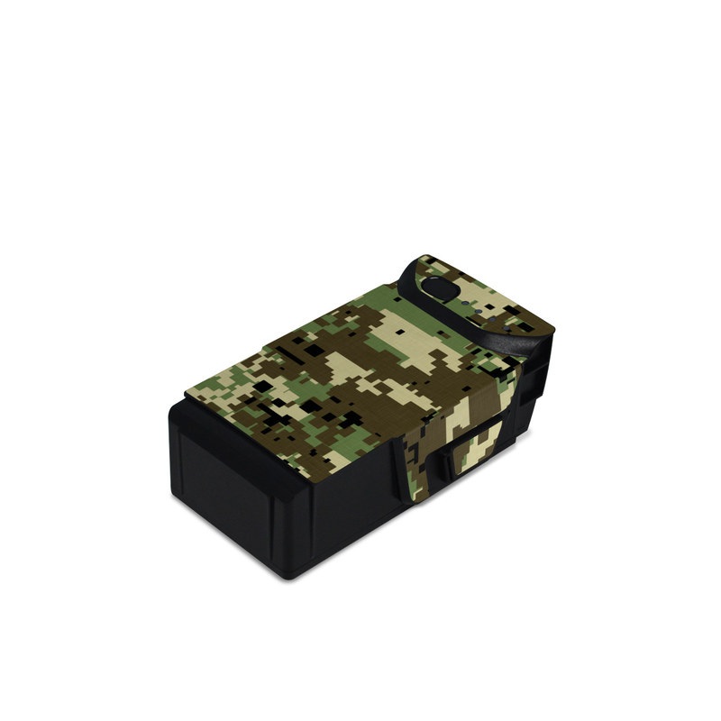 DJI Mavic Air Battery Skin design of Military camouflage, Pattern, Camouflage, Green, Uniform, Clothing, Design, Military uniform, with black, gray, green colors