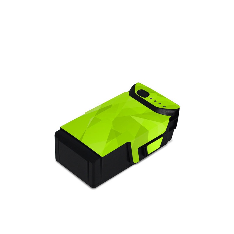 DJI Mavic Air Battery Skin design, with green colors