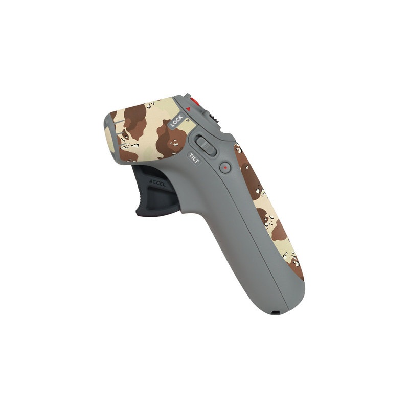 DJI Motion Controller Skin design of Military camouflage, Brown, Pattern, Design, Camouflage, Textile, Beige, Illustration, Uniform, Metal, with gray, red, black, green colors