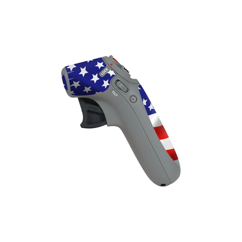 DJI Motion Controller Skin design of Flag of the united states, Flag, Flag Day (USA), Veterans day, Independence day, Memorial day, Holiday, with gray, red, blue, black, white colors