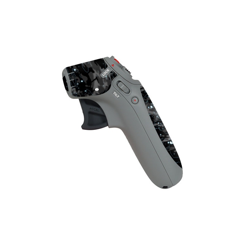 DJI Motion Controller Skin design of Black, Water, Space, Black-and-white, Granite, with blue, white, gray, blue colors