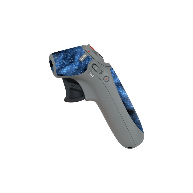DJI Motion Controller Skin design of Sky, Atmosphere, Black, Blue, Outer space, Atmospheric phenomenon, Astronomical object, Darkness, Universe, Space, with black, blue colors