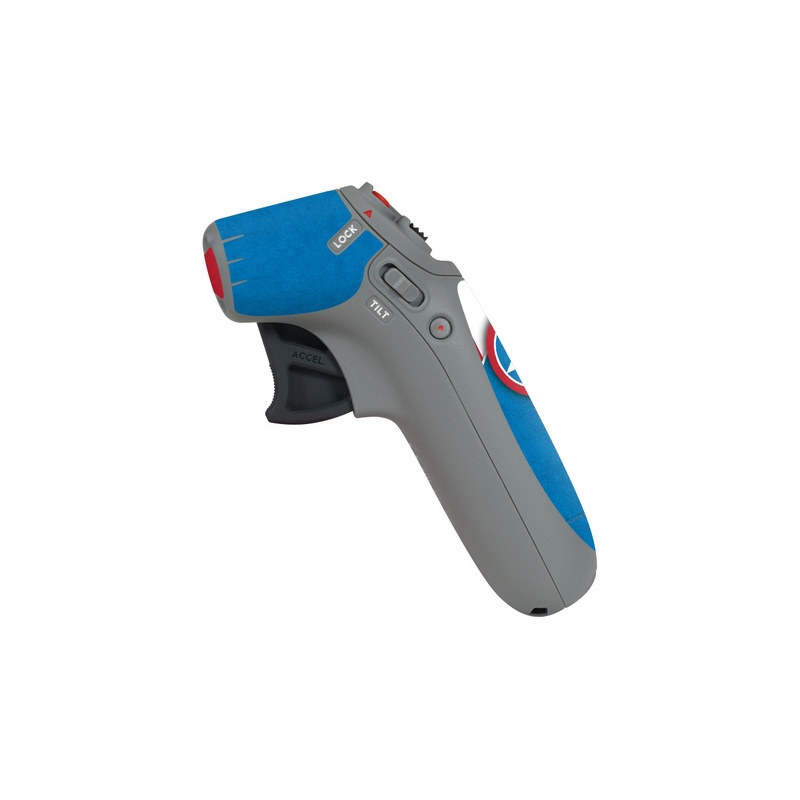 DJI Motion Controller Skin design of Superhero, Shield, Fictional character, Hero, Clip art, Captain America, Avengers, with white, blue, red colors