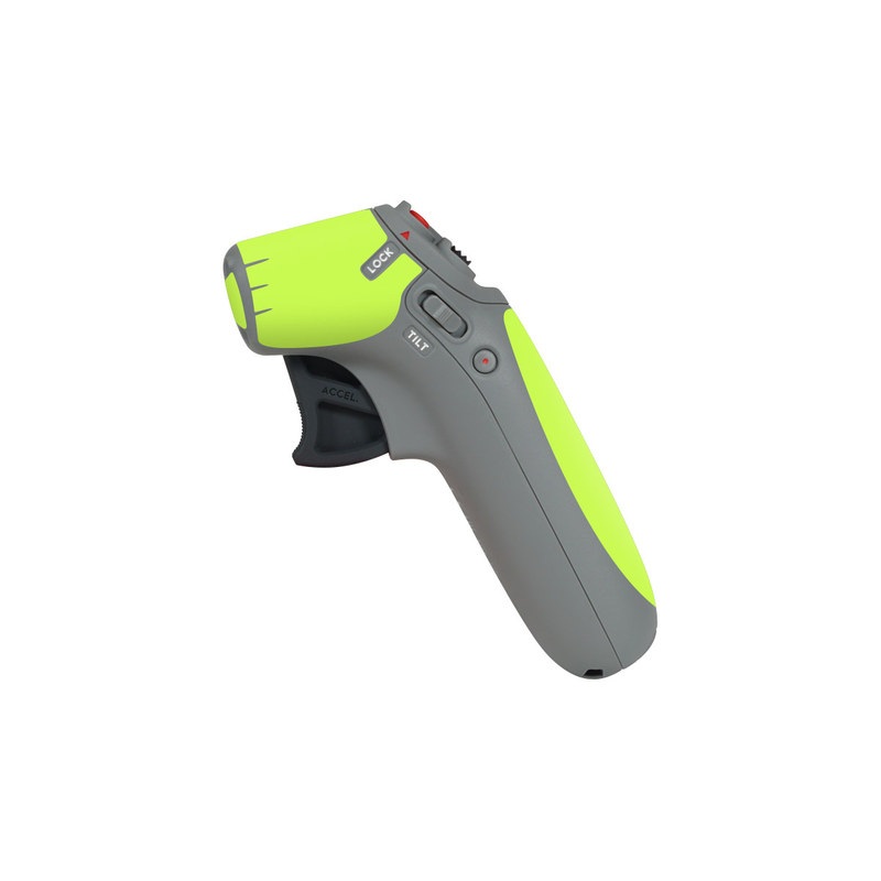 DJI Motion Controller Skin design of Green, Yellow, Text, Leaf, Font, Grass, with green colors