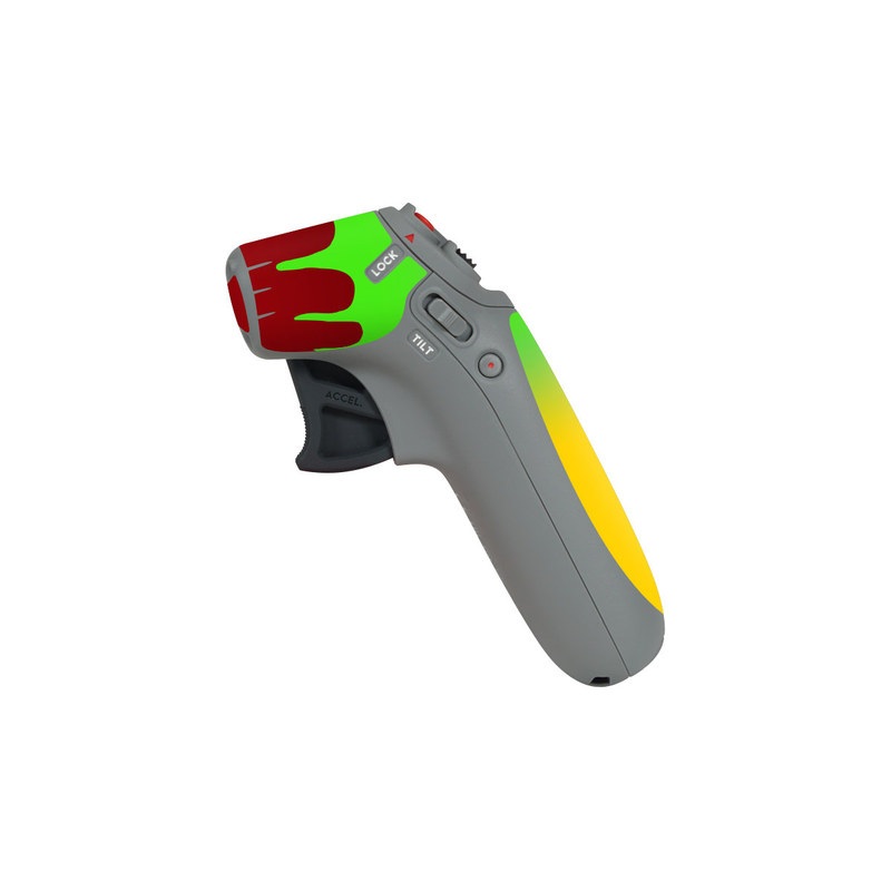 DJI Motion Controller Skin design, with yellow, green, brown colors