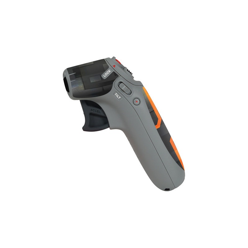 DJI Motion Controller Skin design, with black, gray, orange colors