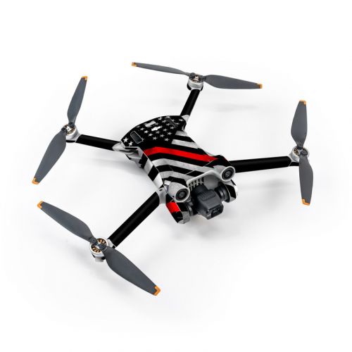 Thin Red Line Hero DJI Mini 3 Series Skin