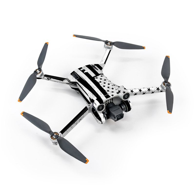 DJI Mini 3 Pro Skin design of Line, Black-and-white, Text, Monochrome, Pattern, Design, Monochrome photography, Font, Parallel, Style, with white, black colors