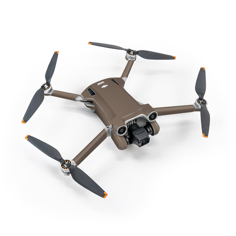 DJI Mini 3 Pro Skin design of Brown, Text, Beige, Material property, Font with brown colors