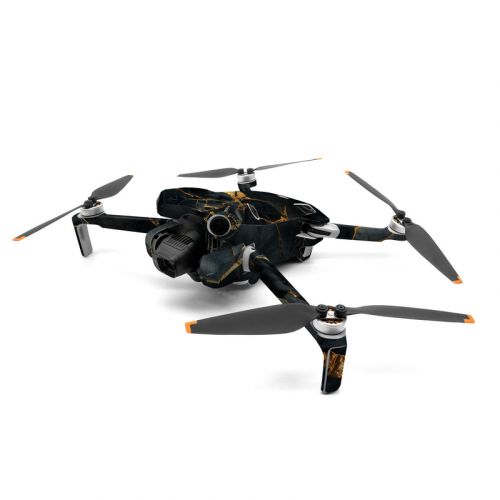 Repaired Black Marble DJI Mini 4 Pro Skin