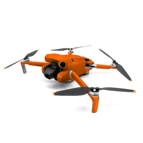 Solid State Pumpkin Orange DJI Mini 4 Pro Skin