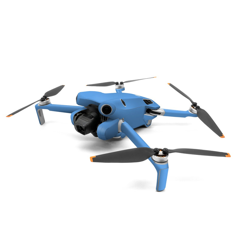 DJI Mini 4 Pro Skin design of Sky, Blue, Daytime, Aqua, Cobalt blue, Atmosphere, Azure, Turquoise, Electric blue, Calm, with blue colors