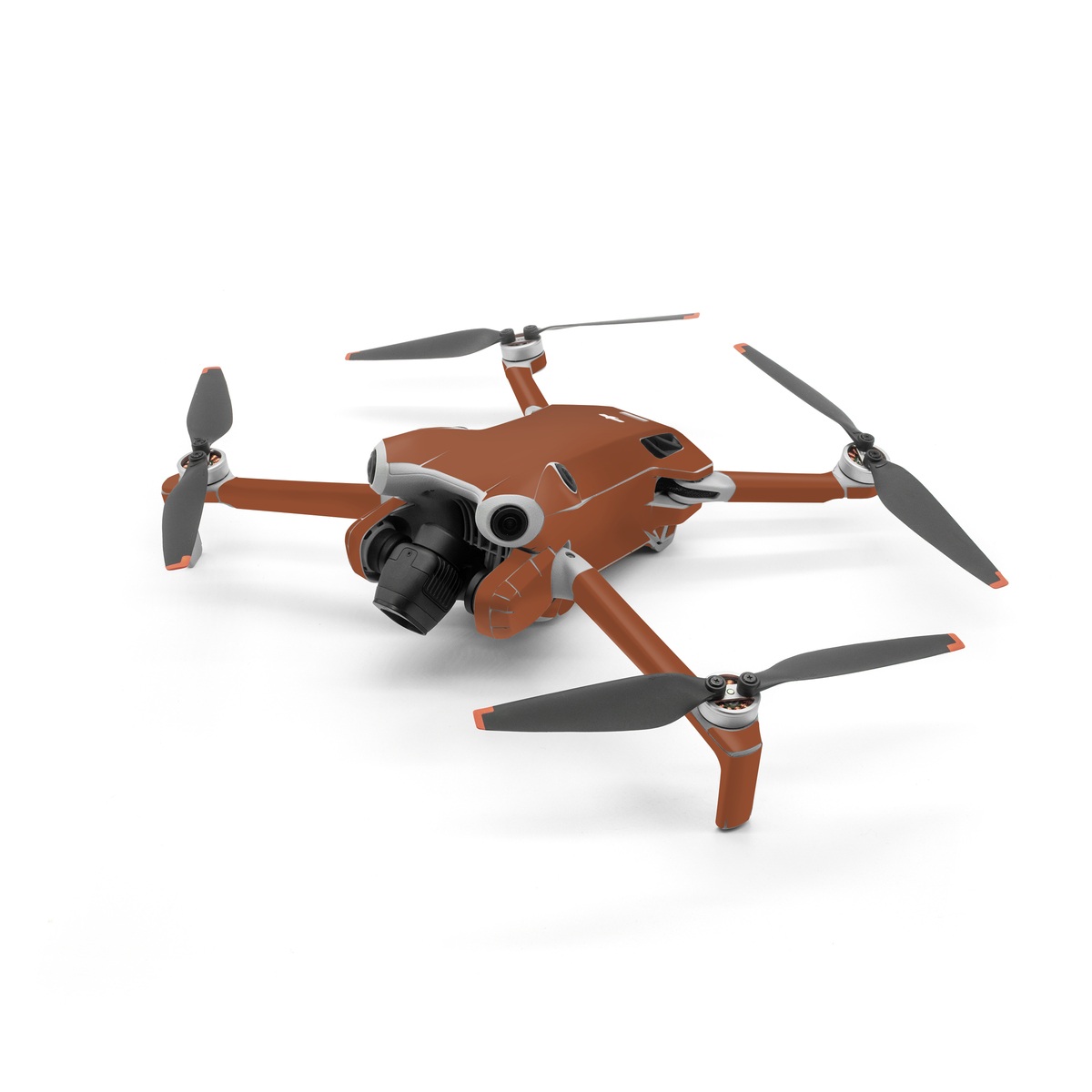 DJI Mini 4 Pro Skin design of Brown, Amber, Font, Pattern, Peach, Event, Magenta, Carmine, Tints and shades, Circle, with brown, orange colors