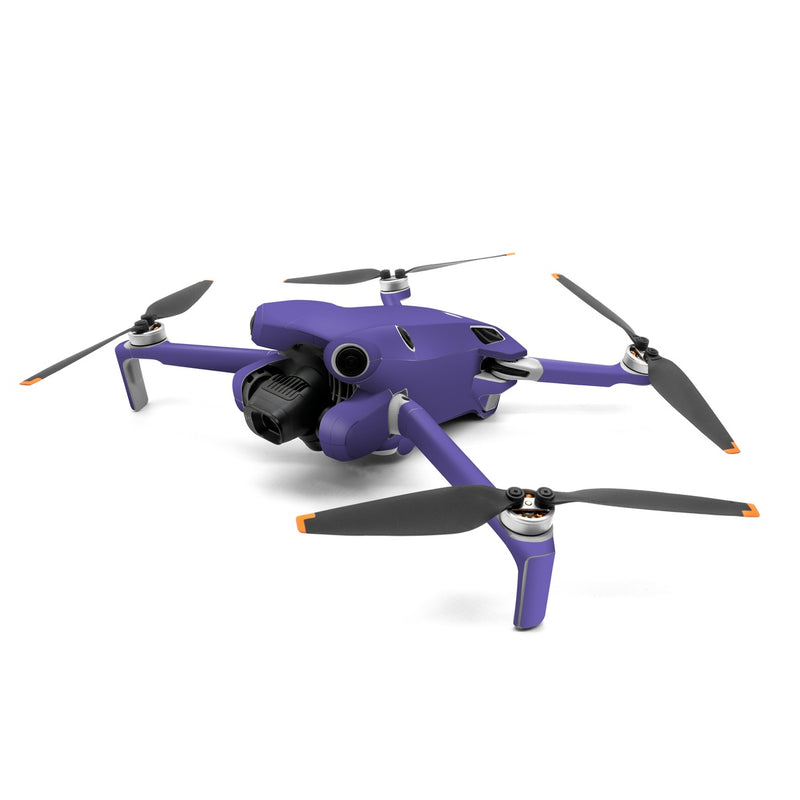 DJI Mini 4 Pro Skin design of Blue, Violet, Sky, Purple, Daytime, Black, Lilac, Cobalt blue, Pink, Azure, with purple colors