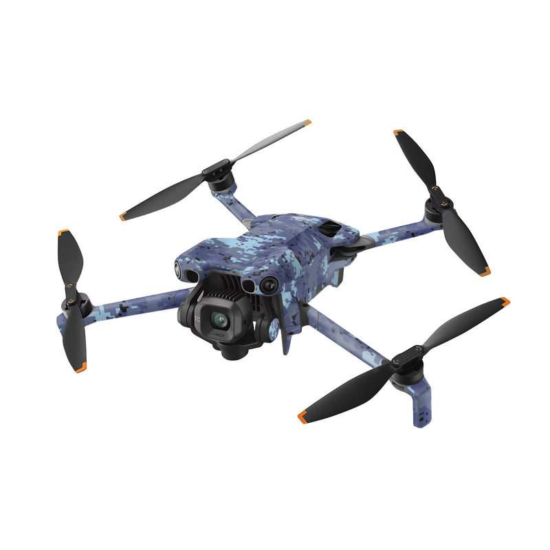 DJI Mini 5 Pro Skin design of Blue, Purple, Pattern, Lavender, Violet, Design, with blue, gray, black colors