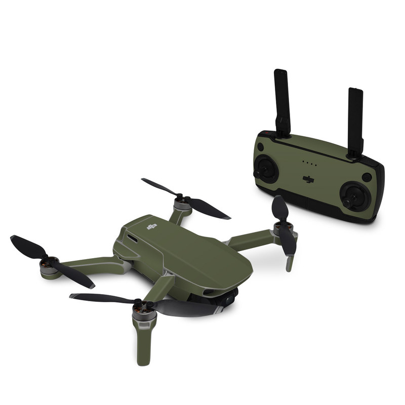 DJI Mavic Mini Skin design of Green, Brown, Text, Yellow, Grass, Font, Pattern, Beige, with green, brown colors