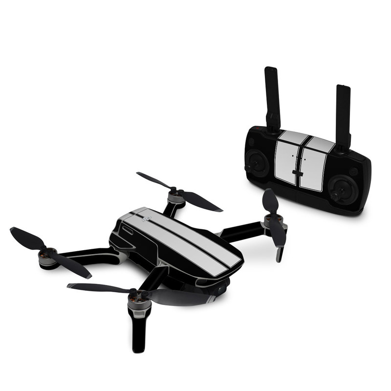 DJI Mavic Mini Skin design of Font, Architecture, Rectangle, with black, gray colors