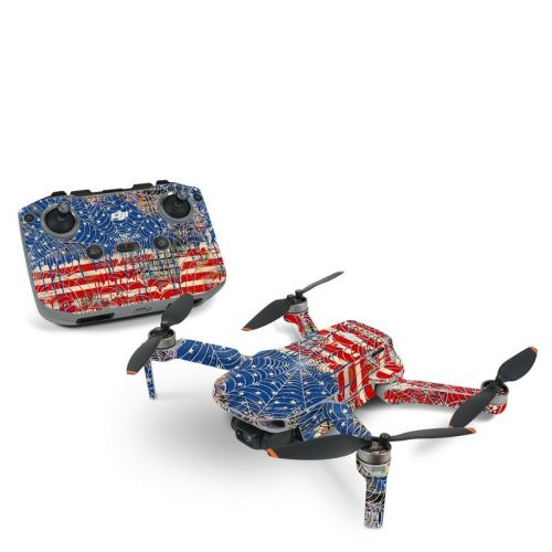 Cobweb Flag DJI Mini 2 Skin