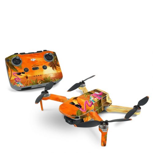 Sunset Flamingo DJI Mini 2 Skin