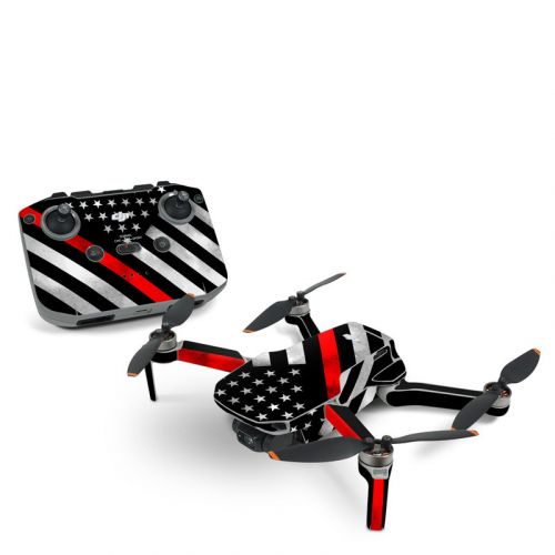 Thin Red Line Hero DJI Mini 2 Skin