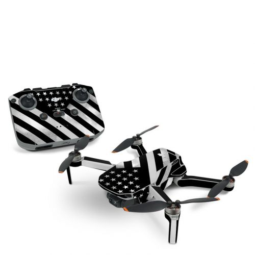 Thin White Line Hero DJI Mini 2 Skin