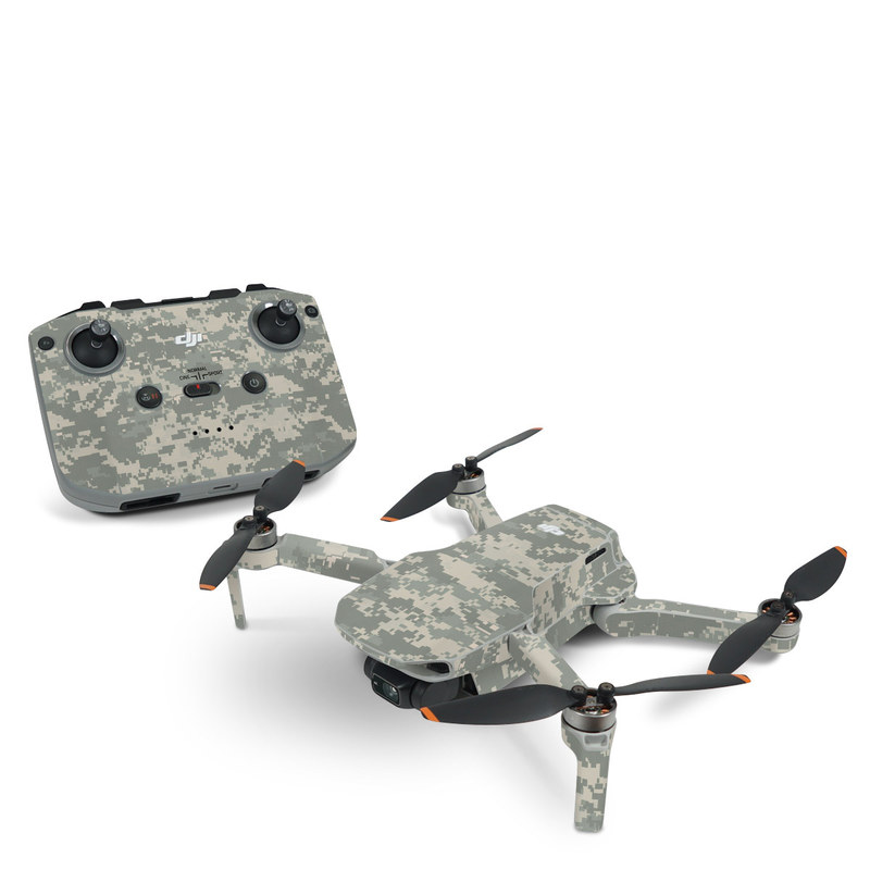 DJI Mini 2 Skin design of Military camouflage, Green, Pattern, Uniform, Camouflage, Design, Wallpaper, with gray, green colors