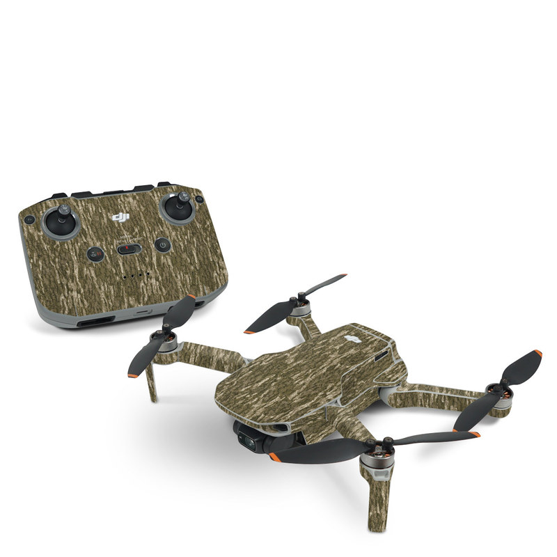 DJI Mini 2 Skin design of Grass, Brown, Grass family, Plant, Soil, with black, red, gray colors