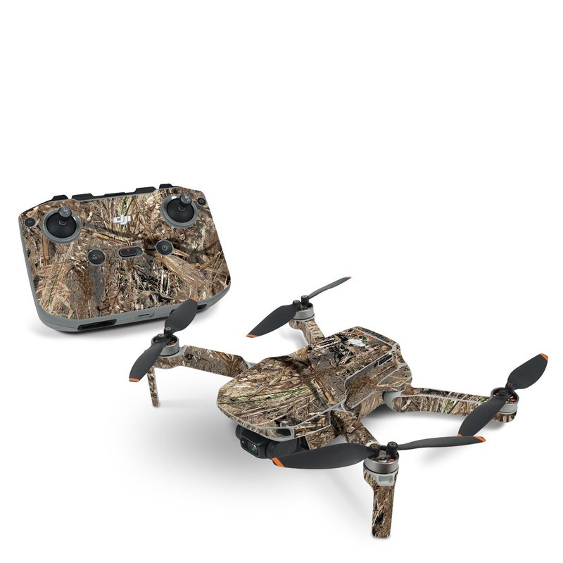 DJI Mini 2 Skin design of Soil, Plant, with black, gray, green, red colors