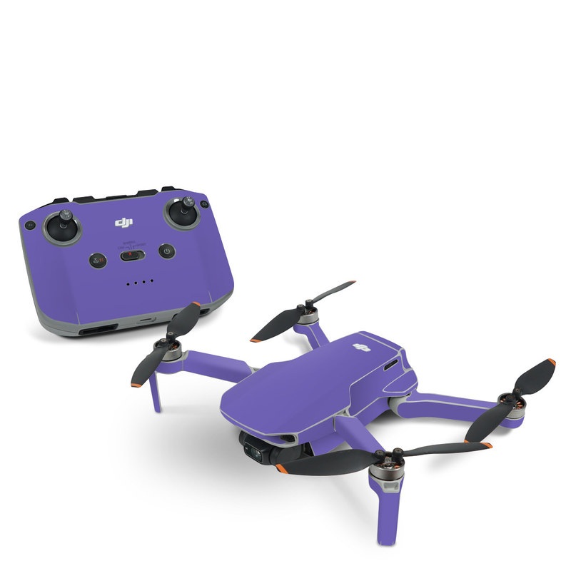 DJI Mini 2 Skin design of Blue, Violet, Sky, Purple, Daytime, Black, Lilac, Cobalt blue, Pink, Azure, with purple colors