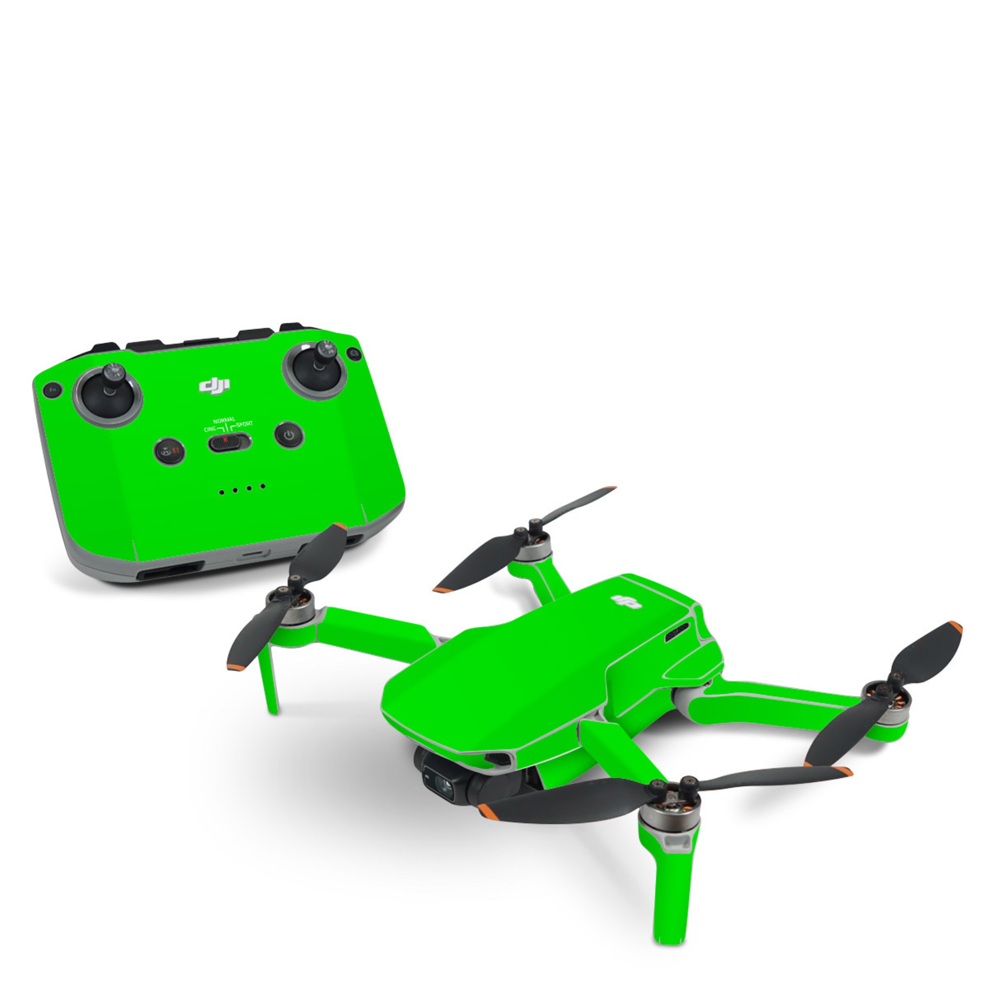 DJI Mini 2 Skin design of Green, Rectangle, Baize, Table, Font, Electric blue, Pattern, Symmetry, Magenta, Circle, with green colors