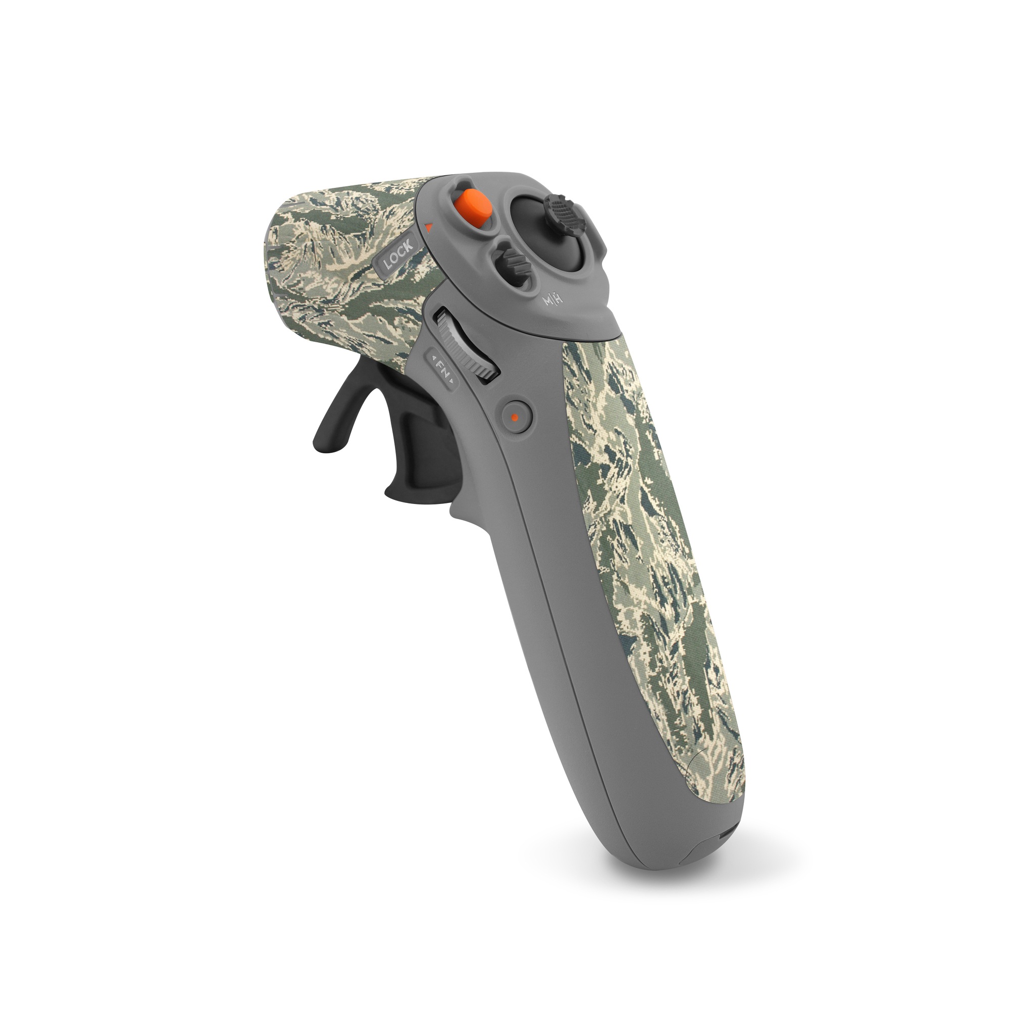 DJI RC Motion 2 Skin design of Pattern, Grass, Plant, with gray, green colors