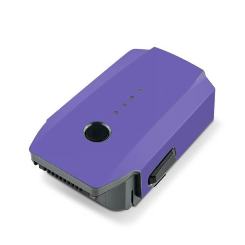 Solid State Purple DJI Mavic Pro Battery Skin
