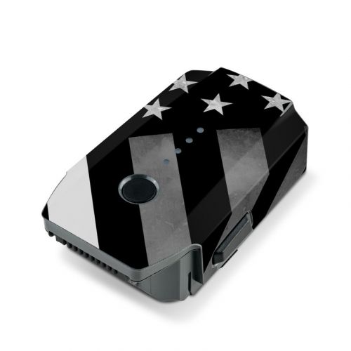 Thin White Line Hero DJI Mavic Pro Battery Skin
