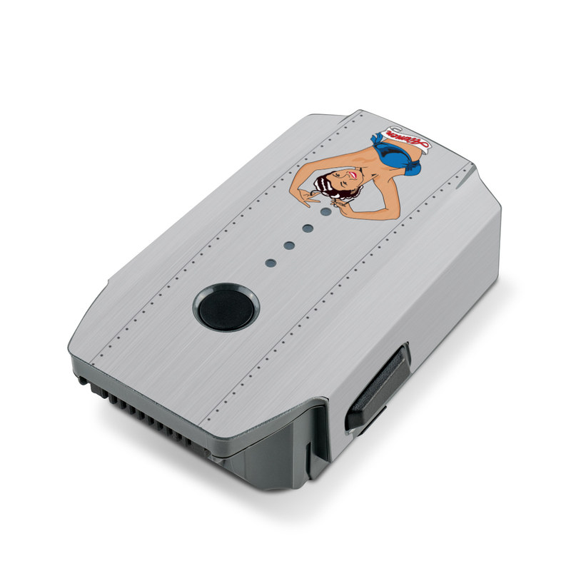 DJI Mavic Pro Battery Skin design of Product, Textile, Font, Rectangle, Art, Pattern, Illustration, Graphics, Logo, Design, with gray, red, yellow, green, blue, white, blue, black colors