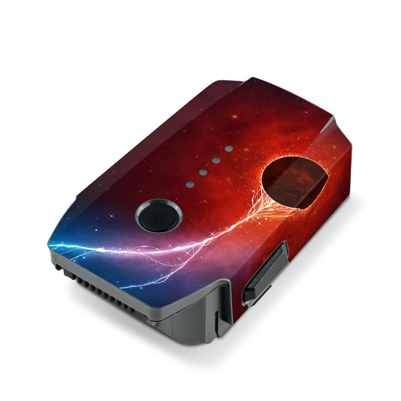 DJI Mavic Pro Battery Skin design of Outer space, Atmosphere, Astronomical object, Universe, Space, Sky, Planet, Astronomy, Celestial event, Galaxy, with blue, red, black colors