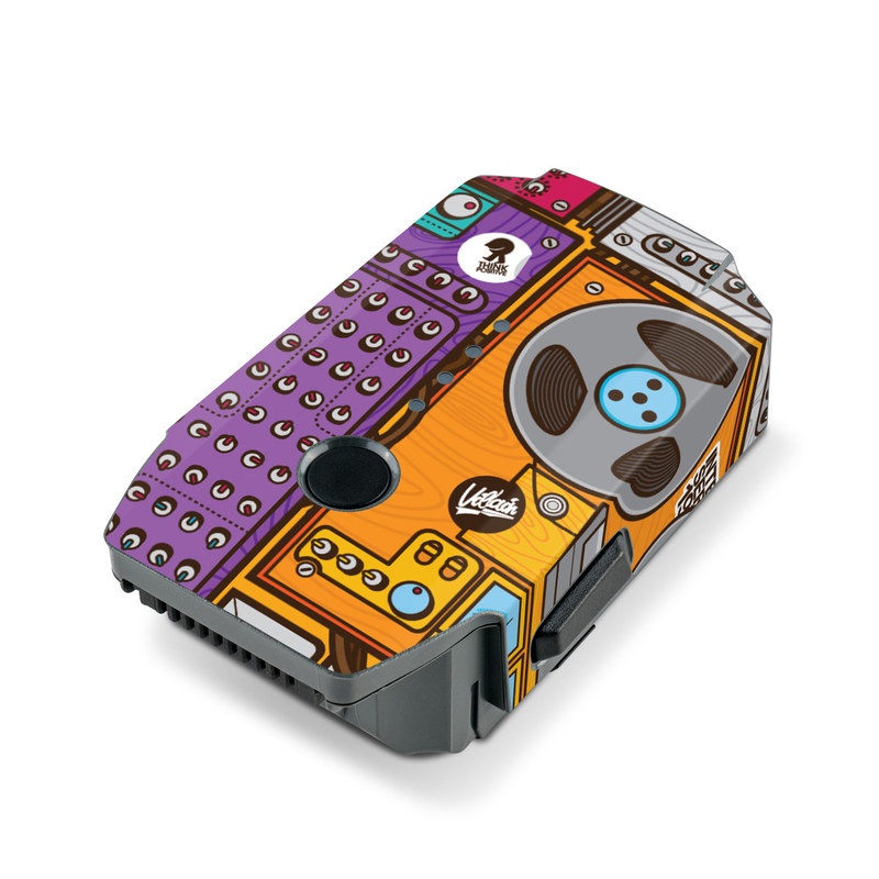 DJI Mavic Pro Battery Skin design of Games, Pc game, Design, Pattern, Screenshot, Art, with gray, black, red, green, blue, purple colors